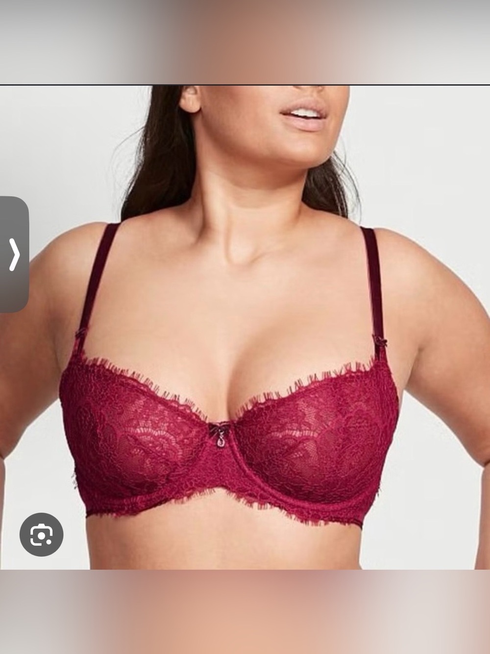 Free shipping! NWOT 32DDD Victoria’s Secret Wicked Unlined Lace Balconette Bra